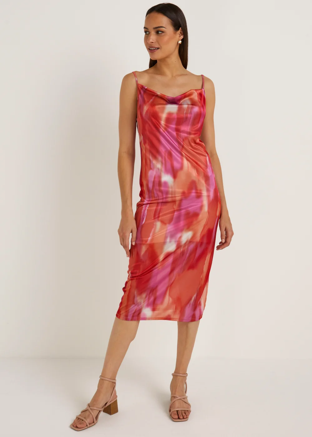 Et Vous Multicoloured Tie Dye Cami Dress - 8 Image 1