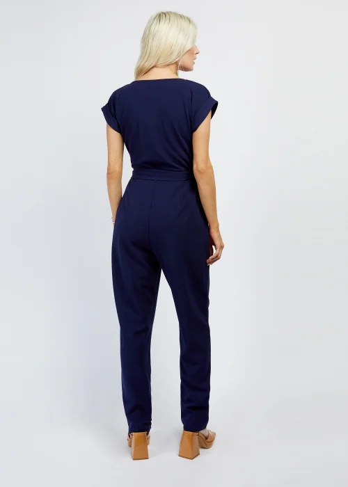Girls on Film by Dani Dyer Navy Scuba Crepe Jumpsuit - 8 Image 2