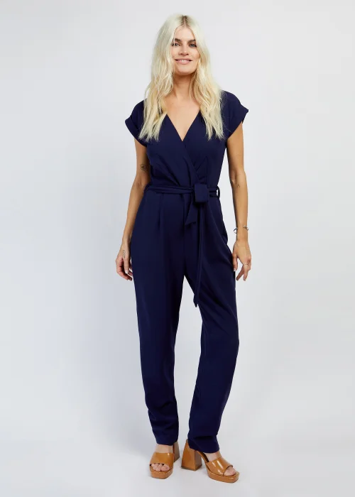 Girls on Film by Dani Dyer Navy Scuba Crepe Jumpsuit - 8 Image 1