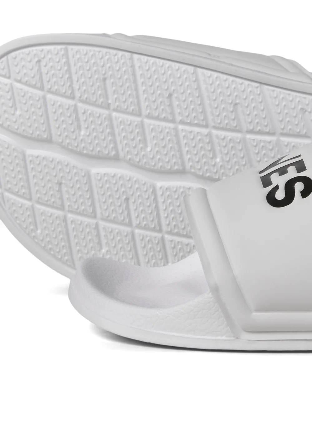 Jack & Jones Junior White Pool Sliders (6-16yrs) - 1 Image 2