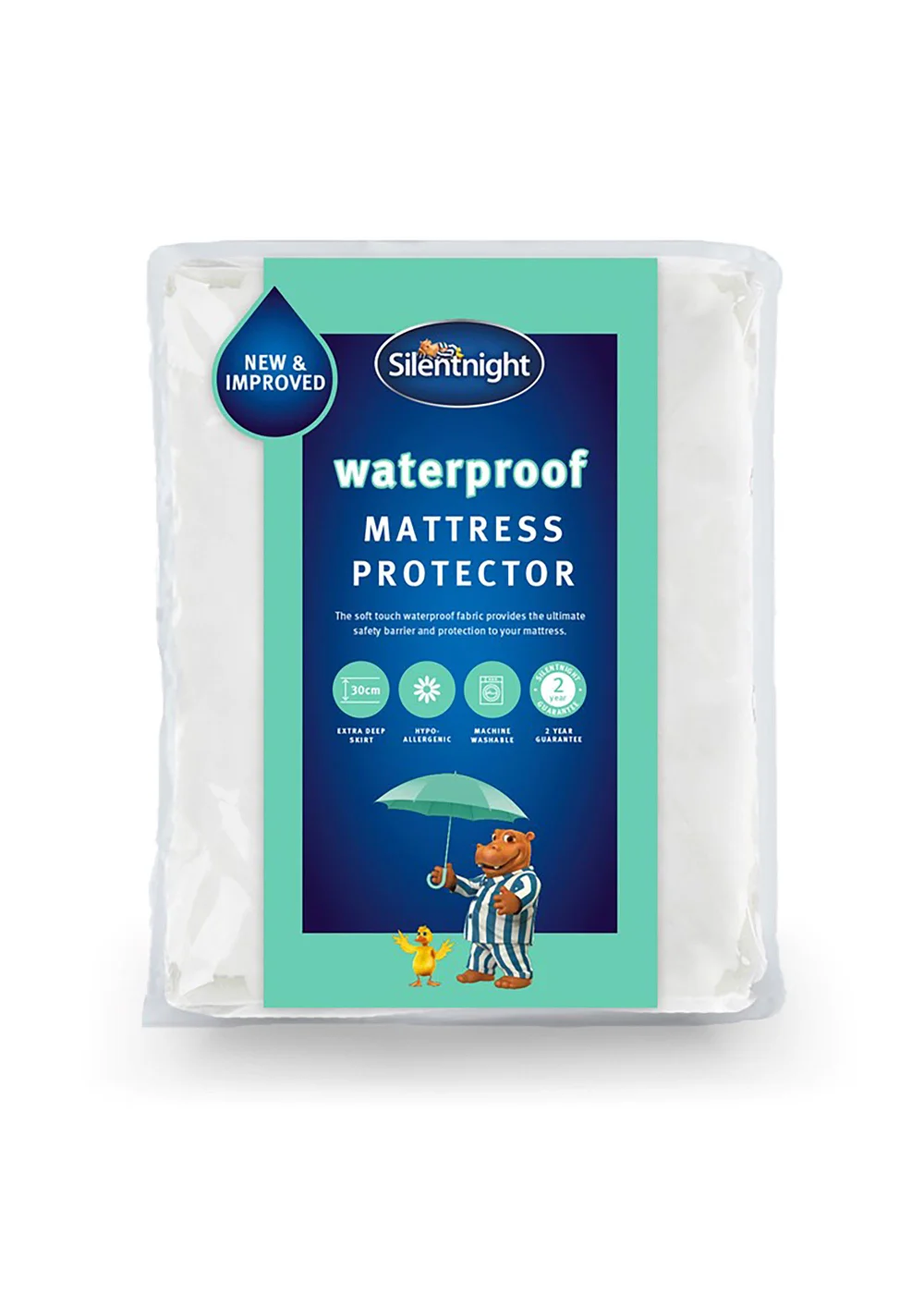 Silentnight Waterproof Mattress Protector - Single Image 1