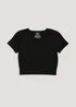 Girls Candy Couture Black Seamless Top (9-16yrs) - Small/Medium Image 1