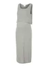 Mamalicious Maternity Grey Midi Dress - S Image 4