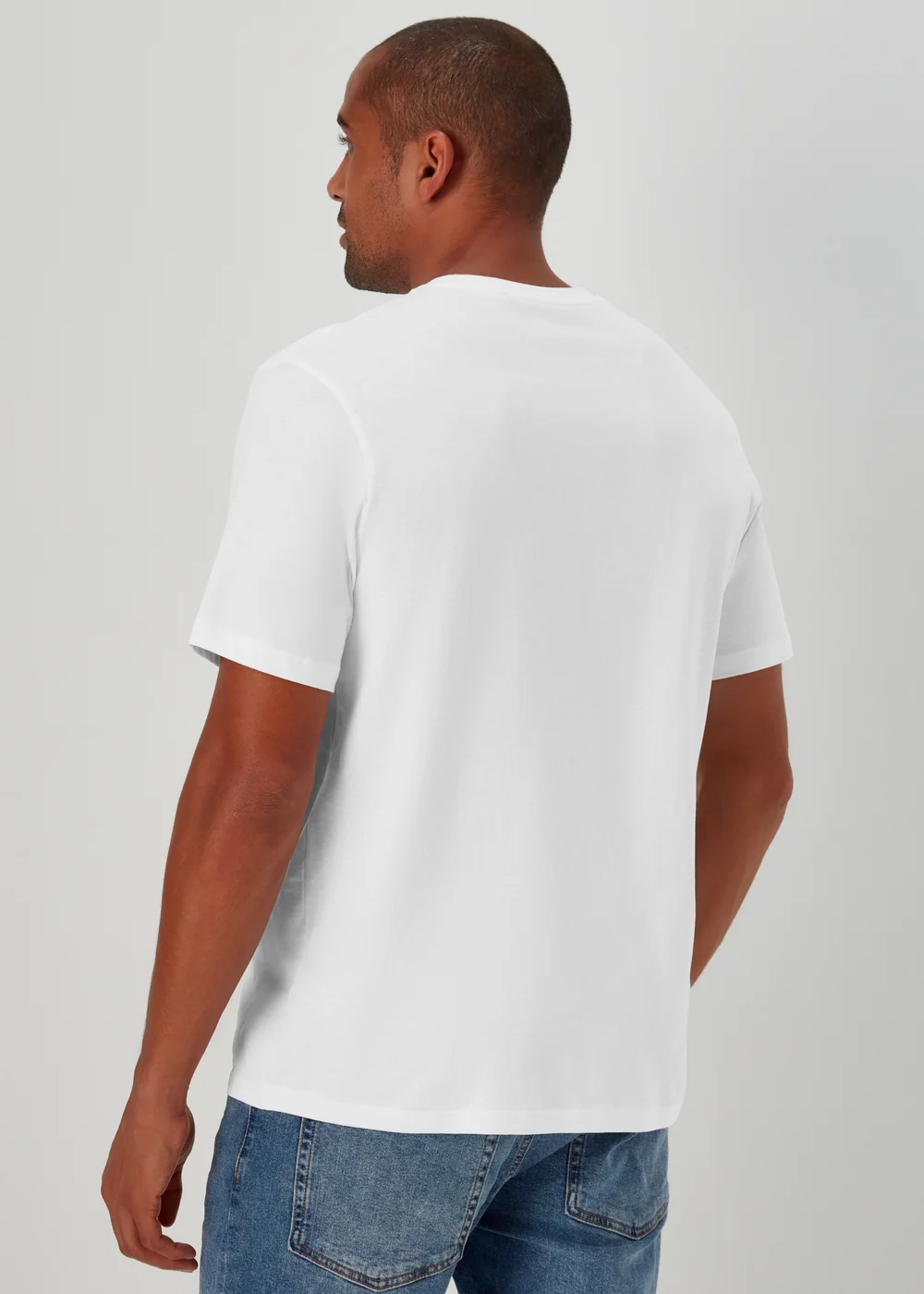 3 Pack Essential White T-Shirts - S Image 3