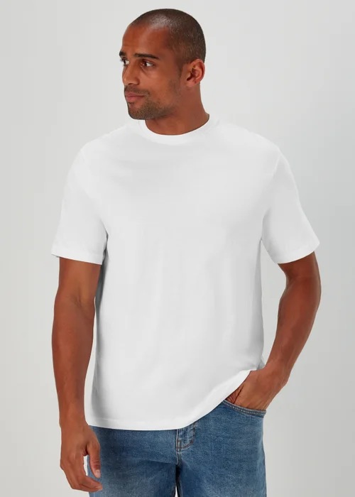 3 Pack Essential White T-Shirts - S Image 2