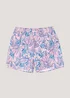 Pink Tropical Floral Swim Shorts - Small Image 1