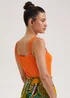 Orange Ring Vest Top - Size 8 Image 2