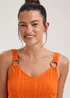 Orange Ring Vest Top - Size 8 Image 3