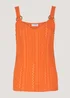 Orange Ring Vest Top - Size 8 Image 5