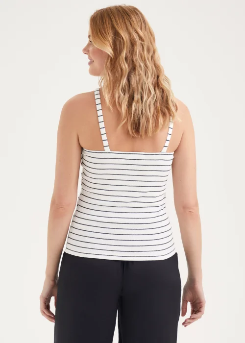 White Stripe Halter Neck Boob Tube - 8 Image 2