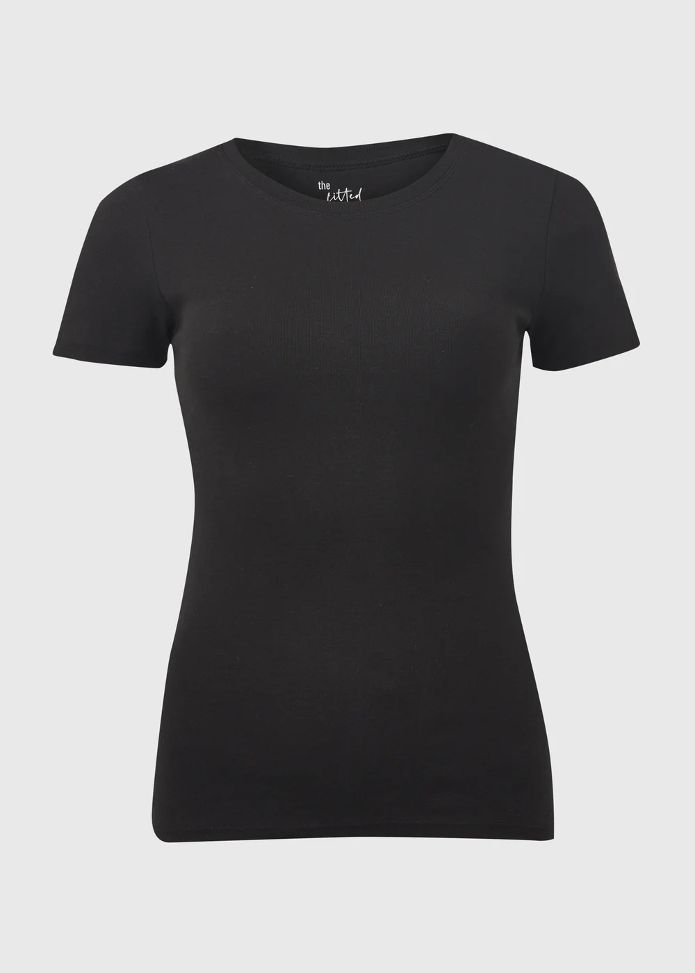 Black Short Sleeve Fitted T-Shirt - 8 Image 5