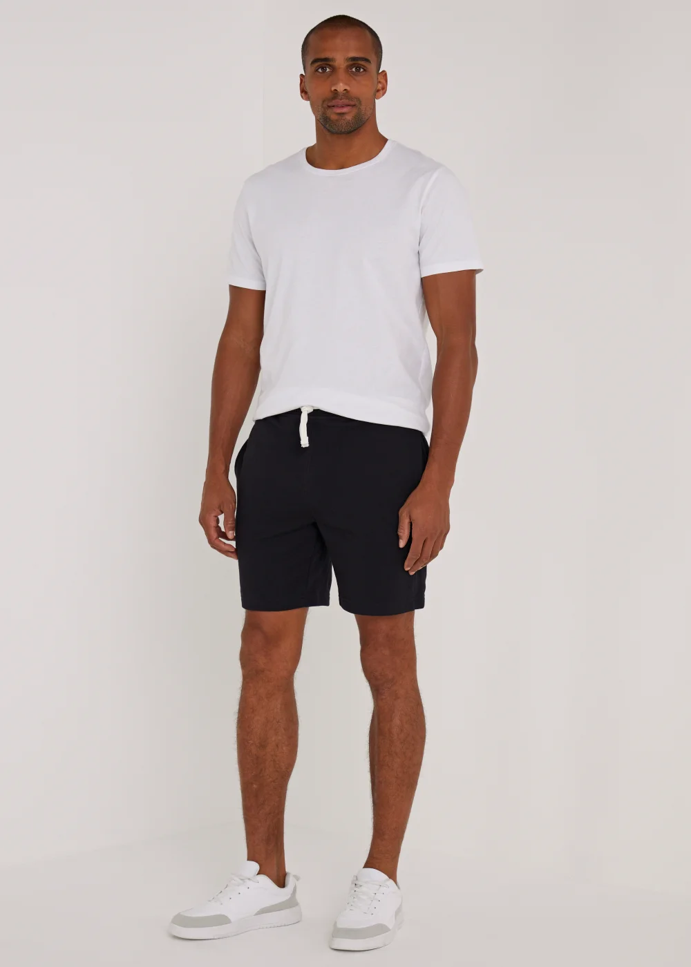 Black Essential Jogger Shorts - Extra small Image 4