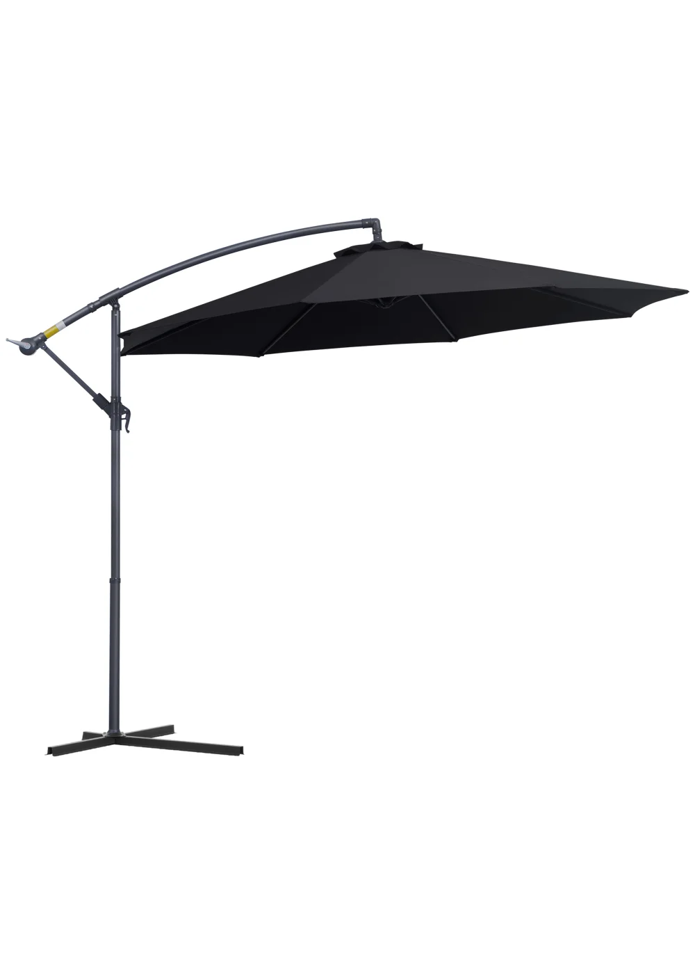 Outsunny Garden Cantilever Parasol Patio Banana Umbrella (3m) - No Size Image 2
