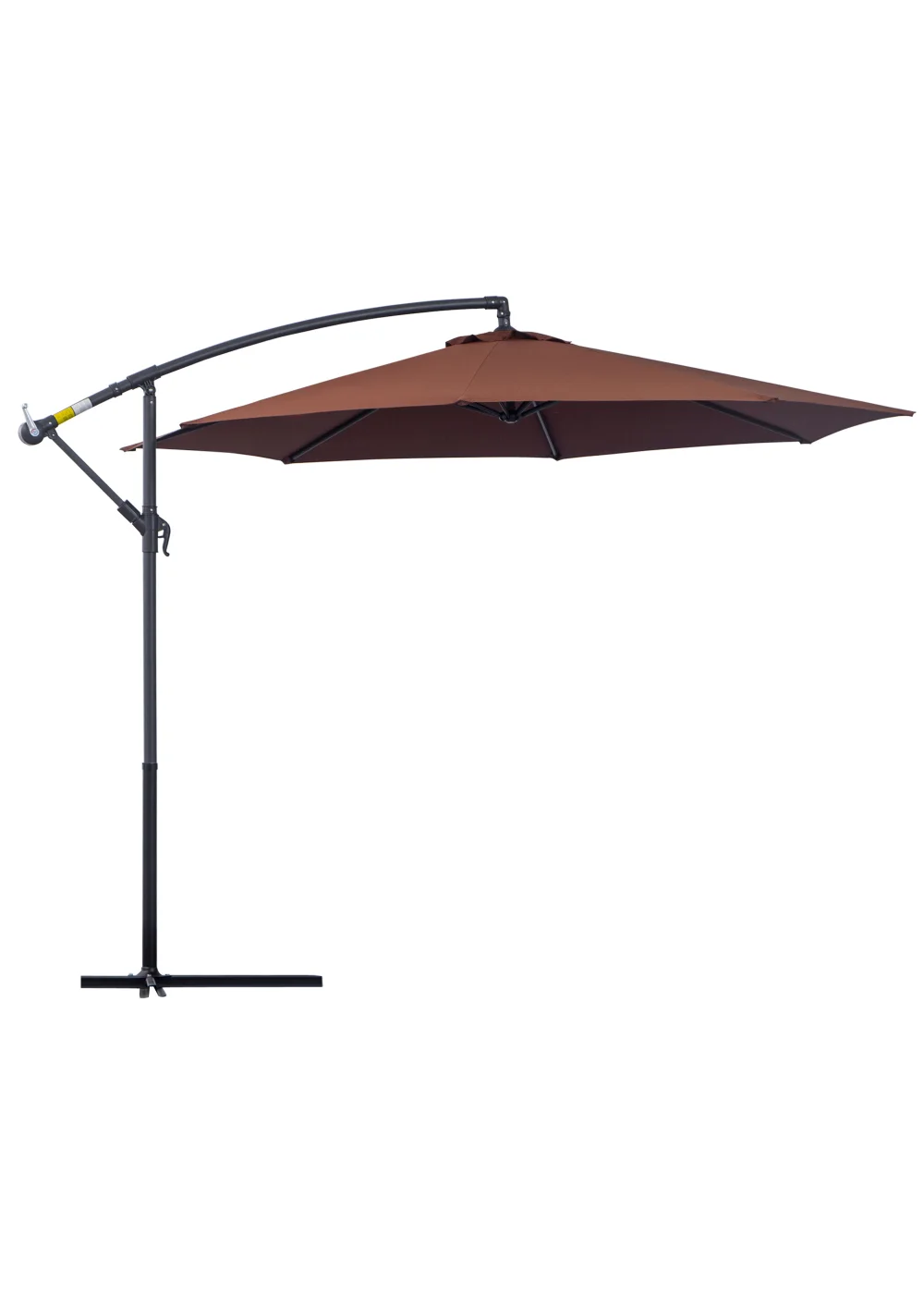Outsunny Garden Banana Parasol Cantilever Umbrella (3m) - No Size Image 2