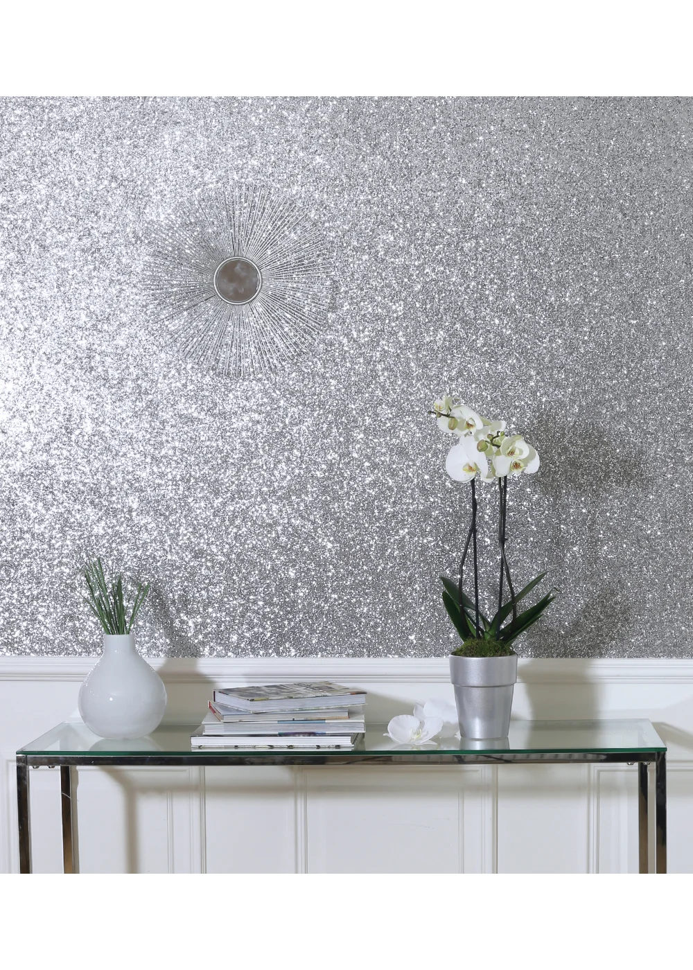 Sequin Sparkle Silver - One Size Image 2