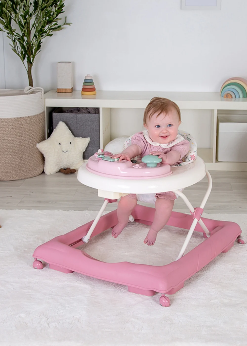 Red Kite Baby Go Round Jive Rose & Ivy Walker (50cm x 59cm x 68cm) - One Size Image 6