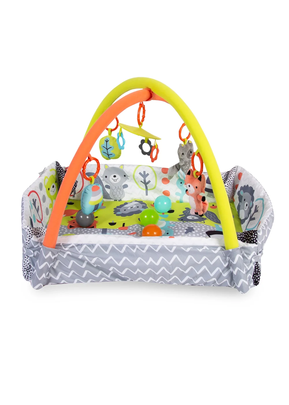 Red Kite Ball Gym Peppermint Trail 2-in-1 Play Gym (40cm x 56cm x 12.5cm) - One Size Image 4