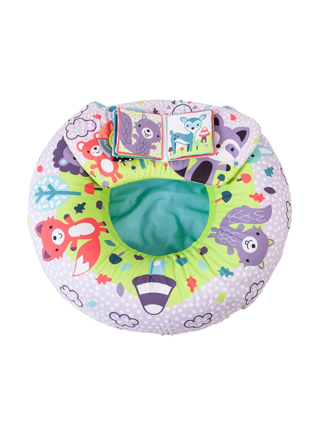 Red Kite Peppermint Trail Sit Me Up Inflatable Ring Seat (21cm x 65cm x 65cm) - One Size Image 3