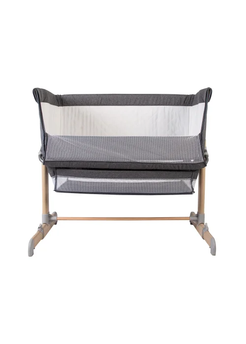 Red Kite Una Grey Bedside Crib (86cm x 95cm x 64cm) - One Size Image 3