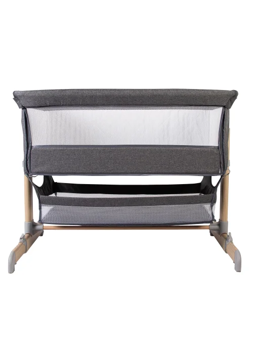 Red Kite Una Grey Bedside Crib (86cm x 95cm x 64cm) - One Size Image 1