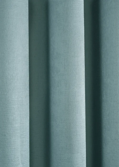 Fusion Strata Dimout Blue Eyelet Curtains - 46W X 54D (116x137cm) Image 4