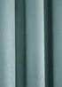 Fusion Strata Dimout Blue Eyelet Curtains - 46W X 54D (116x137cm) Image 4