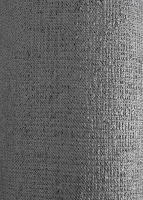 Fusion Strata Dimout Silver Eyelet Curtains - 46W X 54D (116x137cm) Image 5