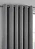 Fusion Strata Dimout Silver Eyelet Curtains - 46W X 54D (116x137cm) Image 2