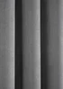Fusion Strata Dimout Silver Eyelet Curtains - 46W X 54D (116x137cm) Image 4