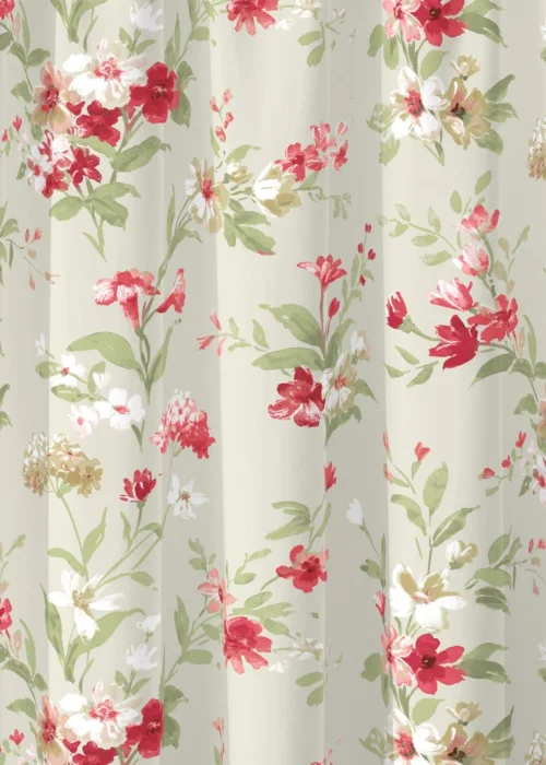Fusion Jeannie Cream Pencil Pleat Curtains - 46W X 54D (116x137cm) Image 3