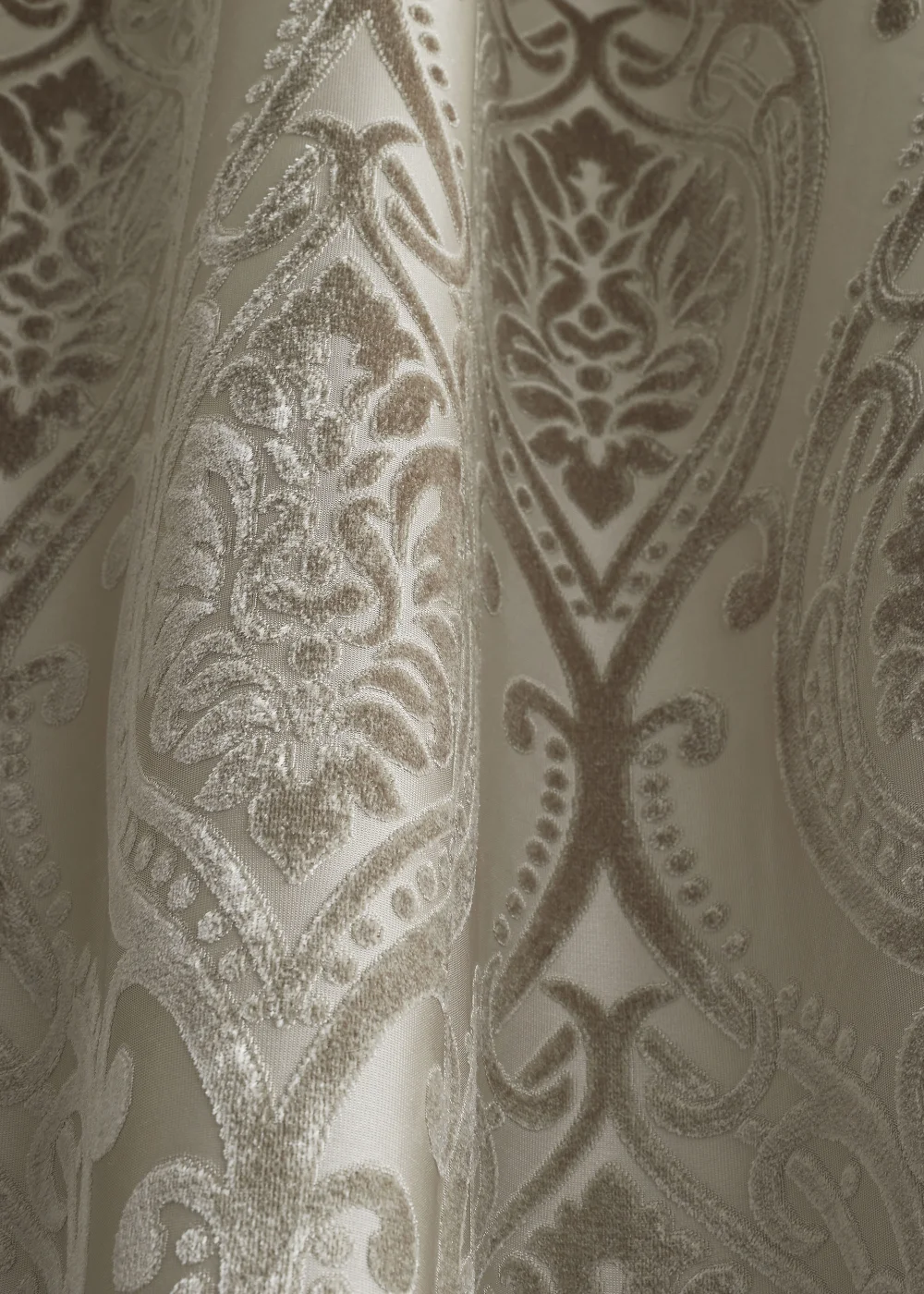 Curtina Chateau Natural Eyelet Curtains - 66W X 54D (168x137cm) Image 3