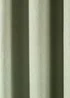 Fusion Sorbonne Green Eyelet Curtains - 46W X 54D (116x137cm) Image 3