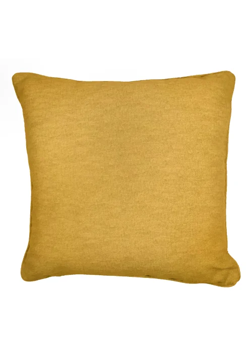 Fusion Sorbonne Yellow Filled Cushion (43cm x 43cm) - One Size Image 2