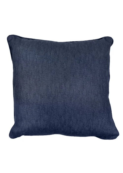 Fusion Sorbonne Navy Filled Cushion (43cm x 43cm) - One Size Image 2