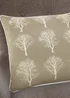 Fusion Woodland Trees Reversible Natural Filled Cushion (43cm x 43cm) - One Size Image 2