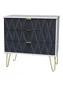 Ready Assembled Prism 3 Drawer Chest - One Size Image 4