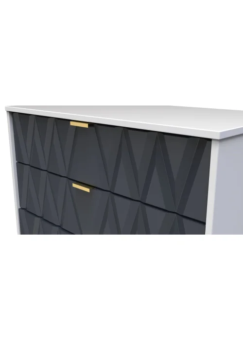Ready Assembled Prism 5 Drawer Chest - One Size Image 4