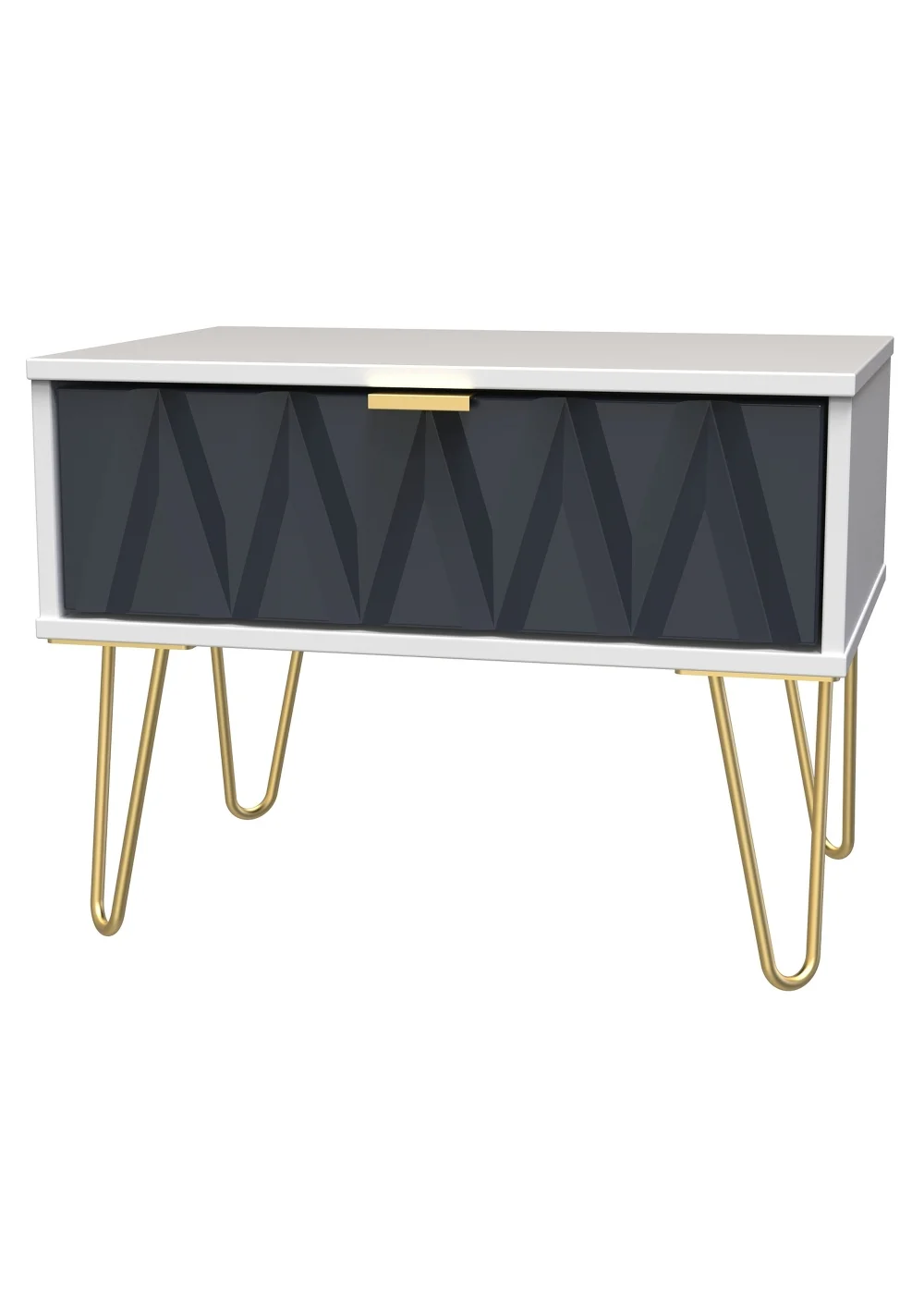 Swift Prism 1 Drawer Midi Chest (41cm x 39.5cm x 57.5cm) - One Size Image 3
