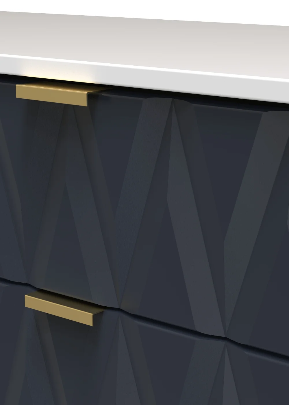 Swift Prism 4 Drawer End of Bed Chest (50.5cm x 41.5cm x 112cm) - One Size Image 4