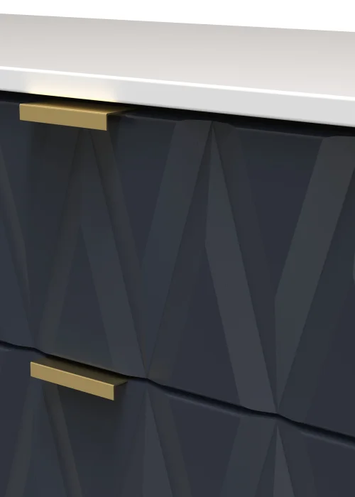 Swift Prism 4 Drawer End of Bed Chest (50.5cm x 41.5cm x 112cm) - One Size Image 4