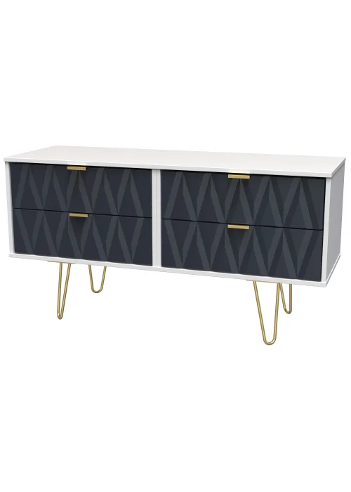Swift Prism 4 Drawer End of Bed Chest (50.5cm x 41.5cm x 112cm) - One Size Image 3