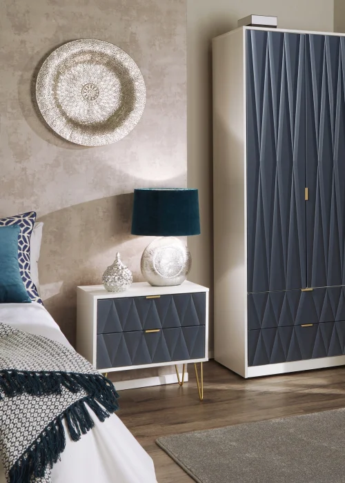 Swift Prism 4 Drawer End of Bed Chest (50.5cm x 41.5cm x 112cm) - One Size Image 5