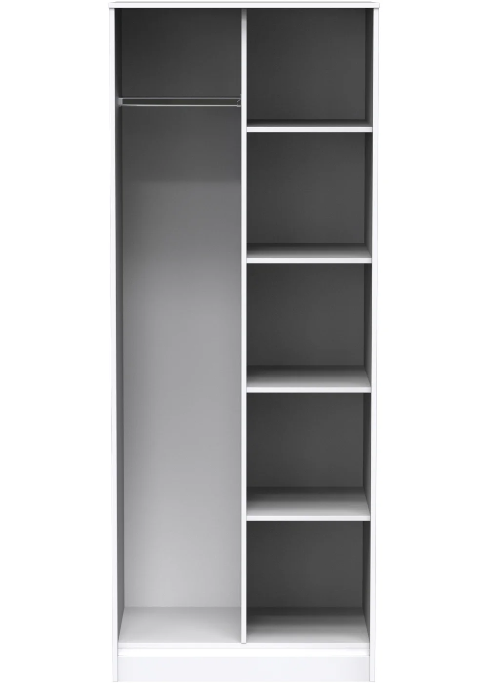 Swift Prism Open Shelf Wardrobe (197cm x 53cm x 74cm) - One Size Image 1