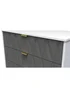 Ready Assembled Prism 3 Drawer Chest - One Size Image 4