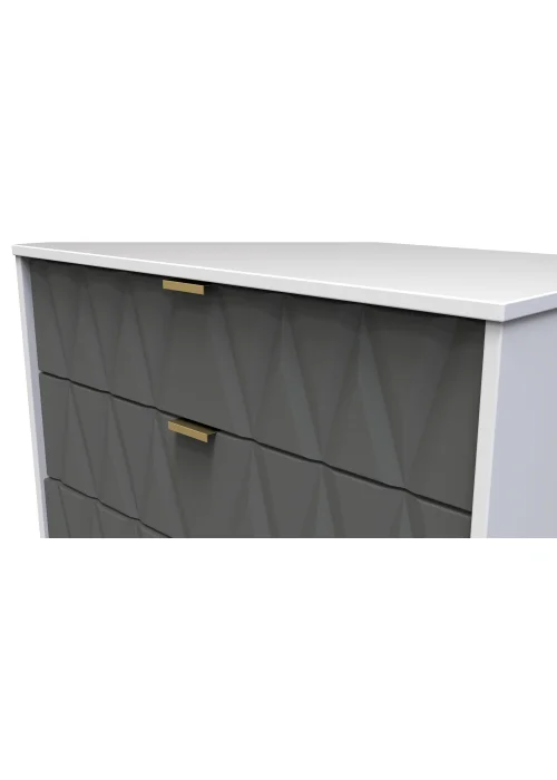 Ready Assembled Prism 4 Drawer Chest - One Size Image 5