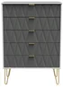 Ready Assembled Prism 5 Drawer Chest - One Size Image 1