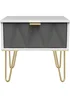 Swift Prism 1 Drawer Bedside Table (41cm x 39.5cm x 45cm) - One Size Image 1