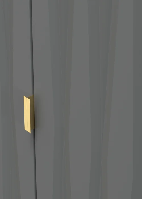 Swift Prism 2 Door Wardrobe (197cm x 53cm x 74cm) - One Size Image 4