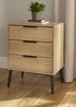 Ready Assembled Milano 3 Drawer Midi Chest - One Size Image 5