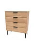 Ready Assembled Milano 4 Drawer Chest - One Size Image 3